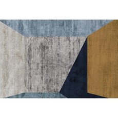 모던 스타일 현관 도어 매트 미끄럼 방지 절단 주방 욕실 복도, H.120x120cm, 1개