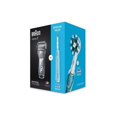 BRAUN 브라운 면도기 날망 면도날 호환용 교체용 Braun 7893S + OralB Pro 500 특별 팩 멀티 셀프 케어 키트