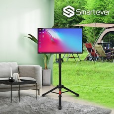 [스마트에버] SW32F 캠핑TV 32인치 81cm 스마트 원격수업 DEX덱스티비 / 전용거치대+가방 / FULL HD 중소기업 게이밍모니터 겸용 / LED 룸앤 TV 무선미러링, 1. 32인치 TV
