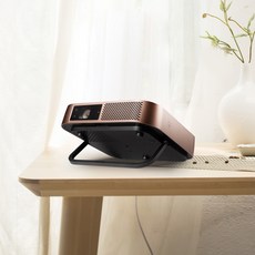 (관부가세포함) 미니빔프로젝터 ViewSonic ViewSonic M2 + wireless wifi mini projector TV projector HD 1080p S-624587709609, 공식 표준 / 하얀