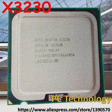 텔 제온 쿼드 코어 X3230 데스크탑 CPU 2.66GHz 95W 8MB 1066MHz LGA775 1 이내