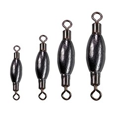 NMT ) 인라인 낚시 웨이트 인라인 싱커 낚시 웨이트 싱커 (내부 회전 포함) 1 3oz [20 Pcs #1.0(1／7oz] - P019807XP1PS5V3