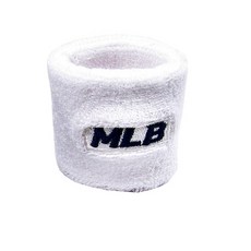 mlb 정품 손목밴드 헤어밴드 아대, 1.손목밴드-뉴욕:화이트+화이트