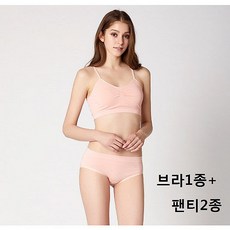 세컨스킨 AK분당점 세컨스킨 뱀부베이직캐미브라+뱀부베이직삼각팬티2종 NNWOU2011/NNWOU7006