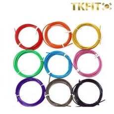 TKFIT 와이어 줄넘기 줄 줄, 오렌지