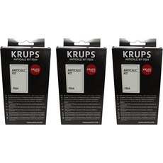 KRUPS ANTICALC KIT F054 석회질 제거제 석회질 세척제 석회질 제거제 3개들이 팩