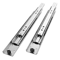 Betesy Hardware 101 6cm 40인치 튼튼한 서랍 슬라이드 1쌍 113 4kg 250파운드 풀 익스텐션 사이드 마운트 볼 베어링 레일, 14 Inch, 1개