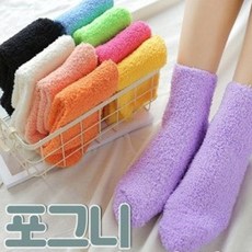 여자겨울예쁜수면양말파스텔