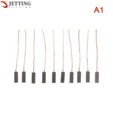 전기 자동차 발전기 레귤레이터 카본 브러시 4x6x17mm 10 개, 01 Low copper, 10개
