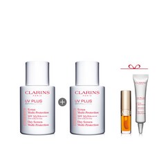 클라랑스 UV 3P 선크림 로지글로우 30ml 듀오 세트 총 60ml, 80104478 80060117 ZUV