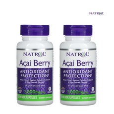 나트롤 natrol 아사이 베리 1000mg 75식물성 캡슐 2개 151565, 75정