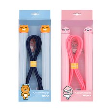[코리아스퀘어] 카카오프렌즈 플레이위드프렌즈 일반줄넘기, 어피치, 1개