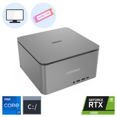 Lenovo 레노버 울트라 네오 인텔 i7-14700 그래픽카드 RTX4060 16GB NVMe512GB 윈도우 프리도스 미니PC