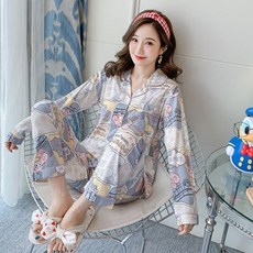 사계절 여자 마이멜로디 체크 딸기 잠옷 홈웨어 파자마