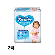 마미포코 에어핏팬티 여아용, 6단계, 42매