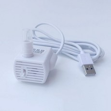 우산 분수 반려동물 고양이 물 디스펜서 펌프 USB 어항 수족관 식수대, 1개