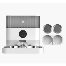 헤이홈 IoT 반려동물 스마트 펫 자동 급식기, 펫급식기+2구밥그릇, 혼합색상