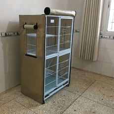 대형 새장 커버 커버텐트 보온 날림장 방수 케이지, 1개, 60x42x100cm