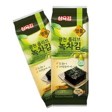 통김 삼육김 삼육 광천 올리브녹차김44g 8절96매 x 20봉, 20개, 본상품선택