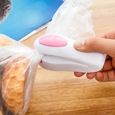 좋은 가정용 미니 비니 밀봉 실링기 접착기 봉합기 밀폐기 파우치 밀폐막대 손잡이, 02.두 개, 단일옵션