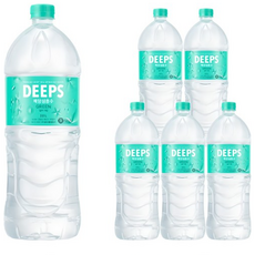 Deeps 그린 먹는 해양심층수, 12개, 2L