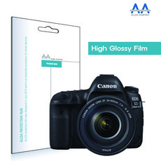 캐논 EOS 5D Mark4 고광택 보호필름 전면1장 상판1장, 단일상품
