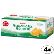 e치즈몰 서울우유 체다슬라이스 멀티2 치즈 1800g 100매