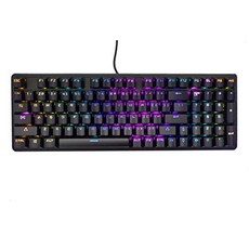 NEO QWERTY게이밍 키보드 차 축 98키 리드미컬하고 단락감 퀵 트리거 메카니컬 키보드 15종류 RGB LED방, 단일상품, 단일상품
