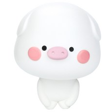 귀여운 돼지 squishy 냄새가 좋은 squishes 천천히 상승 수집 스트레스 reliever 장난감 닦아 안티 스트레스 kawaii 편지지 완구 a1, WHITE