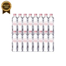 청정 지리산수 핑크 생수500ml 40개 지리산물, 500ml