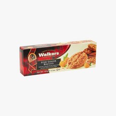 프랑스 워커스 Walkers strm ginger biscuits 스코틀랜드 생강 팬케이크 쿠키 150g, 3개