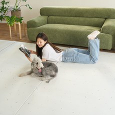 비엔메이드 무드 롤 시공 강아지매트 애견 방수 미끄럼방지 고양이 매트, 테라조, 140cm, 7 M, 1개