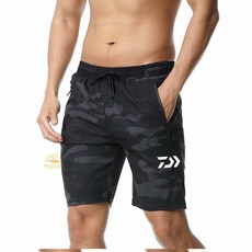 낚시 바지 다이와 여름 야외 위장 통기성 반바지