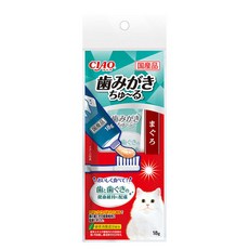 이나바 챠오 덴탈케어 고양이 츄르치약, 참치, 4개, 18g
