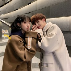 가을겨울 트렌치코트 남중장 트렌드 멋쟁이 커플코트
