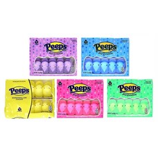 Peeps Easter Marshmallow 핍스 이스터 병아리 마시멜로우 모음 10개입 5팩, 1개