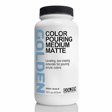 Golden Artist Colors Color Pouring Medium Matte Finish 16 Ou/515554, 상세내용참조