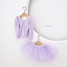 유아발레복 키즈 분리형 발레복 긴팔투피스리본발레복(상하의SET) 2컬러 여아발레복 국내제작