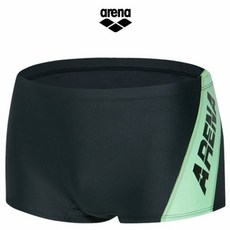 아레나 AVBMQ01BLK 남성 일반 숏사각 수영복
