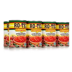 ROTEL 로텔 다이스드 토마토 앤 그린 칠리 10oz(283g) 8캔 Diced Tomatoes & Green Chilies