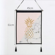 원목핑크인터폰가리개