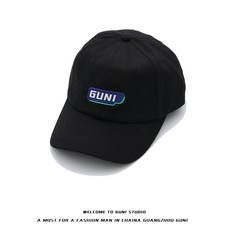 굿씽인디 블랙볼캡 남자 SS 불임불입 봄 여름 헌팅캡 여성 이니셜 캐쥬얼 물렁물렁하게 머리에 이다 야구모자 드랜드