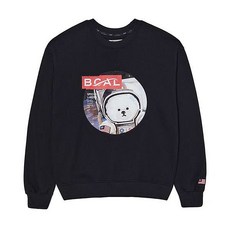 비욘드클로젯 비욘드클로젯 APOLLO COLLECTION NEW LOGO PATCH SWEAT-SHIRTS BLACK (5874190)