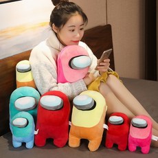 미래산업안전 어몽어스 인형 쿠션 게임 피규어 캐릭터인형