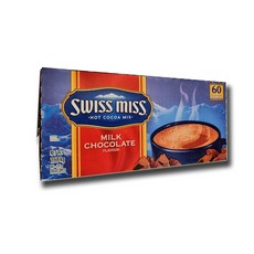 SwissMiss 핫코코아 믹스 밀크초콜렛 28그램x 60 코스트코, 1.68kg, 60개입, 1박스