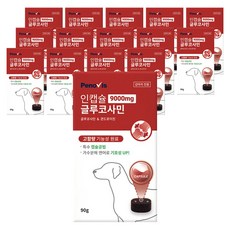 페노비스 인캡슐 강아지 관절 영양제 글루코사민 9000mg 슬개골&관절강화 90g 1개, 뼈/관절강화, 15개