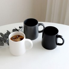 위즈라인 스타 머그컵 2size, L (450ml), 화이트, 1개