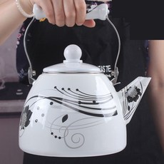 감성 범랑 인덕션 캠핑 물끓이는 난로 미니 법랑 주전자, 15L 소백 * 2L(포함)-3L(포함) * 1개