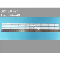 [해외] 키트 8PCS LED 스트립 교체 LG LC420DUE 42LF652 42LB55 INNOTEK DRT 3.0 42 인치 A B 6916L1710A 6916L1709A, 상세내용표시