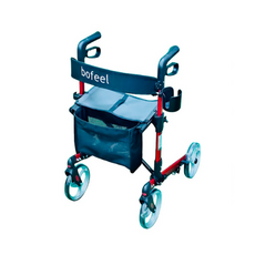 최신 신제품 보필 롤레이터 노인 보행보조기 어르신 성인 보행기 BFCR-301, 레드, 1개